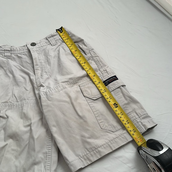 Gap vintage light stone khaki adjustable waist cargo shorts - Picture 3 of 9
